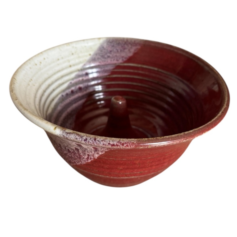 Handmade Studio Pottery Apple Baker